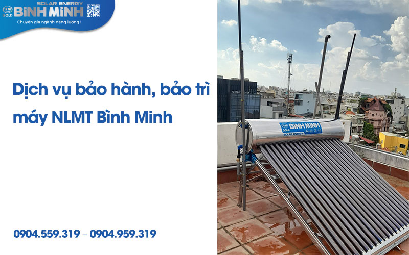 bảo trì máy nước nóng năng lượng mặt trời